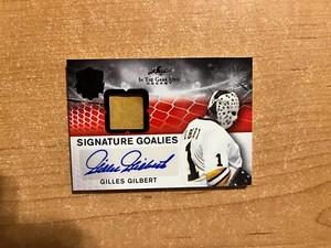 2023 Leaf ITG Used - Gilles Gilbert - Signature Goalies Auto Relic #d 05/30