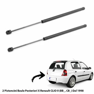 2 MOLLE A GAS PISTONI PISTONCINI PORTELLONE BAGAGLI X RENAULT CLIO II (BB_, CB) - Foto 1 di 1