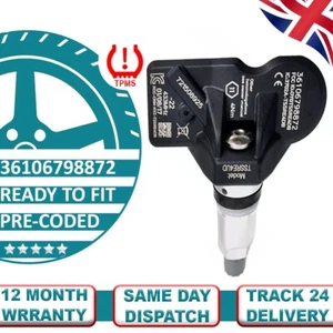 Pre-Programmed TPMS Sensor For BMW 5 6 Series X1 X3 X4 MINI R59 R60 _36106798872 - Picture 1 of 6