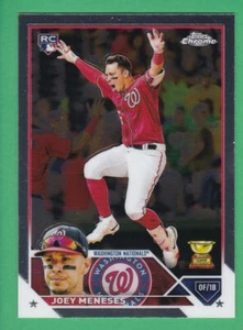2023 Topps Chrome #60 JOEY MENESES RC ASR CUP Washington Nationals ROOKIE CARD - Picture 1 of 2