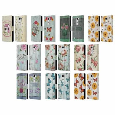 HEAD CASE DESIGNS COUNTRY CHARM LEATHER BOOK WALLET CASE COVER FOR LG PHONES 2 - Image 1 of 4