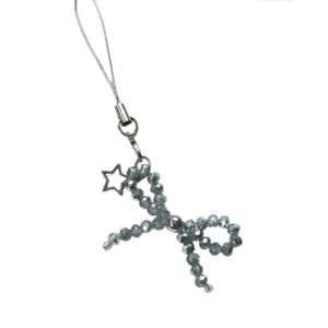 Delicate Crystal Bowknot Pendant Phone Chain Charm for Fashionable Individuals - Zdjęcie 1 z 8