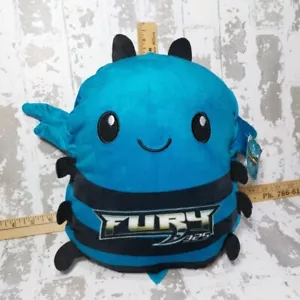 Carowinds - Fury 325 grüne Hornet Squishmallow extra groß 11 Zoll h 9 Zoll w Wendbar - Bild 1 von 11
