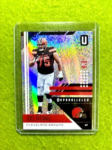 Joel Bitonio SPARKLE SILVER PRIZM ROOKIE CARD BROWNS RC 2018 Panini Unparalleled - Picture 1 of 24