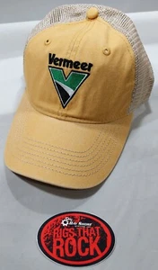 Cappello e adesivo giallo Vermeer per gru giacimento petrolifero costruzioni minerarie P55 - Foto 1 di 6