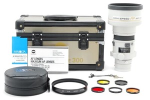 【MINT- IN CASE】Minolta High Speed AF APO Tele 300mm f/2.8 For Sony A Mount JAPAN
