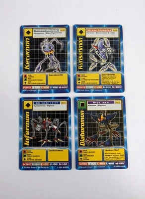 Digimon Card Keramon Kurisarimon Infermon Diaboromon Digi Battle French English - Image 1 of 2