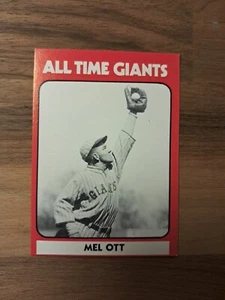 Mel Ott  1980 TCMA All Time New York Giants 1980-0009   - Picture 1 of 10