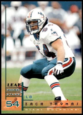 1998 Leaf Rookies & Stars #13 Zach Thomas - Image 1 of 2