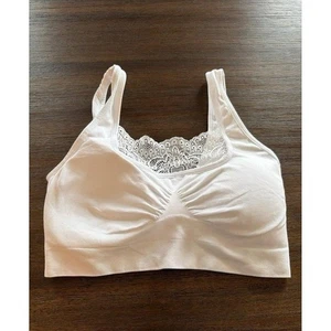 Rhonda Shear weiß Sport BH Spitze Large - Bild 1 von 3