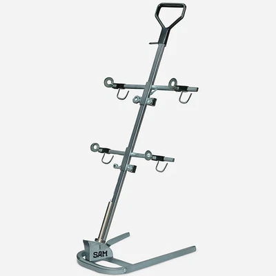 Parrilla Cruz Argentina Asado Spit Asador 43x20 - Estaca de Hierro Ajustable Barbacoa Estante Foto 1 de 4