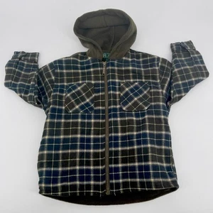 Vintage The Children's Place Boys Size 5 Hooded Full Zip Jacket Fleece Lined - Picture 1 of 11