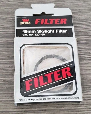 Prinz UV 49mm Lens Filter Made in Japan cat. no. 120-190 Opened Box - Image 1 of 4