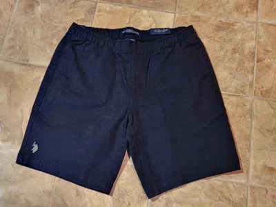 Мужские U.S. Polo Assn. Шорты для бега эластичные Activate без застежек черные размер M новые с ценниками - Изображение 1 из 3