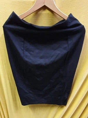 Ladies Black Pencil Skirt F&F Size 12 rs61 - Image 1 of 2