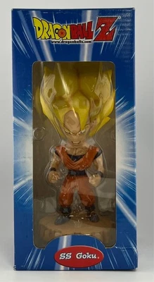 FIGURA SUPER SAIYAN CABEZA BOBBLE GOKU VINTAGE 2002 FUNIMATION RARA EN CAJA Foto 1 de 2