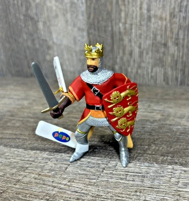 Figura Papo "Richard Corazón de León", Rojo Foto 1 de 4