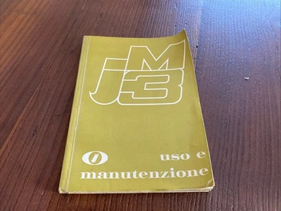 INNOCENTI JM3 - LIBRETTO USO E MANUTENZIONE (ORIGINALE) EDIZIONE 10/ 1963 - Immagine 1 di 4
