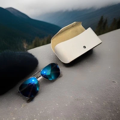 MICHAEL KORS AVIATOR IVORY GOLD SUNGLASSES Womens/Mens - Image 1 of 4