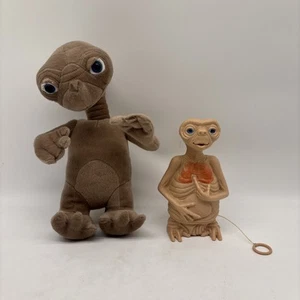 Vintage E.T. Plush & Pull Cord Talking Figure For Parts!  - Picture 1 of 22