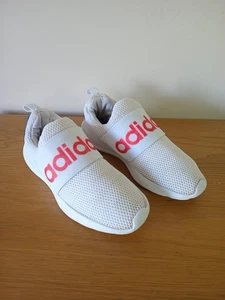 Adidas Lite Racer Adapt 4.0 Running Shoe Men's White Size 6.5 White Logo Slip On - Picture 1 of 15