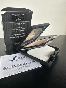 New Sorme Believable Finish Wet/Dry Powder Foundation - Natural Buff # 401 - Picture 1 of 6
