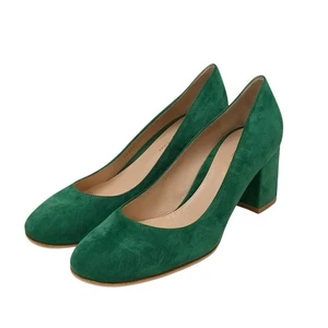 Gianvito Rossi Pumps Women's Size 37.5 Green Suede - Picture 1 of 9