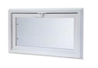 Vinyl Hopper Basement Window White Insulated Glass w/ Screen Multi Size