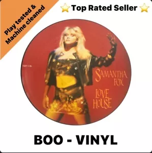 Samantha Fox Love House Vinyl 12" Picture Disc Single Jive – FOXY S 10 1988 UK - Picture 1 of 4