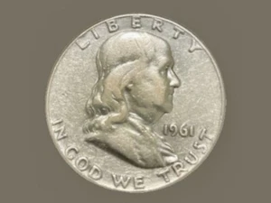 1961-D Franklin Half Dollar - Picture 1 of 2