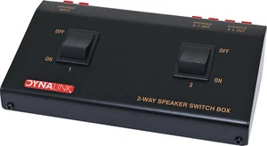 2 Way Stereo Speaker Selector Switch Box 150W Multi Zone Audio Distribution - Picture 1 of 2