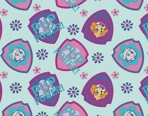 REMNANT PAW PATROL FABRIC  EVEREST SKYE NICKELODEON  DAVID TEXTILES  100% COTTON - Picture 1 of 2