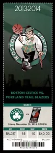Boston Celtics vs. Trail Blazers 15 novembre 2013 biglietto Stub - Damian Lillard - Foto 1 di 2