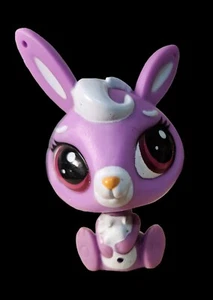 LPS Authentic Littlest Pet Shop #3674 Rabbit Pancakes Watkins Barcode Purple - Picture 1 of 3
