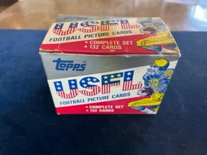 Vtg. 1985 Topps USFL Football Trading Card Set - Empty Box - No cards - Picture 1 of 12