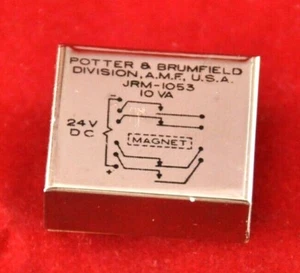 Potter & Brumfield JRM 1053 Relè 24 Volt Elettromagnetico 10 VA Nuovo USA - Foto 1 di 5