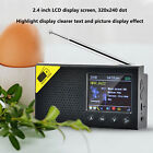 Portable Home Using Digital Radio For DAB 2.4 Inch LCD Display Screen Stereo SD3