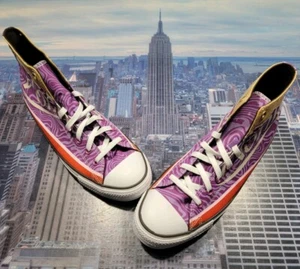 Converse x Wonka Chuck Taylor All Star High Top Swirl Mens Size 9 A08154c New - Picture 1 of 8