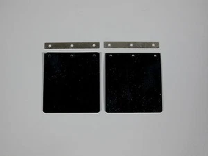 Rear Pair Black Mud Flap Guard for Tamiya RC "Toy" 1/14 King Knight Grand Hauler - Picture 1 of 2