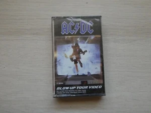 AC/DC Blow Up Your Video Audio Cassette Tape New Sealed 1988 Hard Rock N Roll - Picture 1 of 6