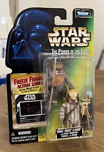 Kenner Star Wars The Power Of The Force Freeze Frame 1997 Ewoks Wicket & Logray - Picture 1 of 2