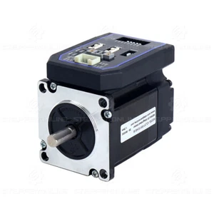 NEMA 23 Integrated Stepper Motor 20-50VDC 8mm 1.3Nm 0.5-4.5A w/ 14-bit Encoder - Picture 1 of 9