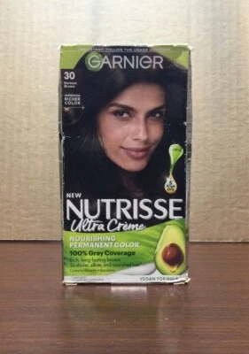 Color de cabello Garnier Nutrisse 30 marrón oscuro/cola dulce Foto 1 de 4