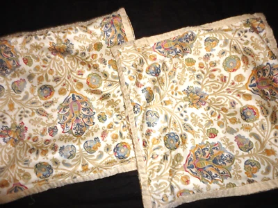 TAPETE CHAPS MARRAKESH REVER CREME AZUL BRONZEADO (2) CAPAS DE TRAVESSEIRO QUADRADAS 17 X 17 - Imagem 1 de 4