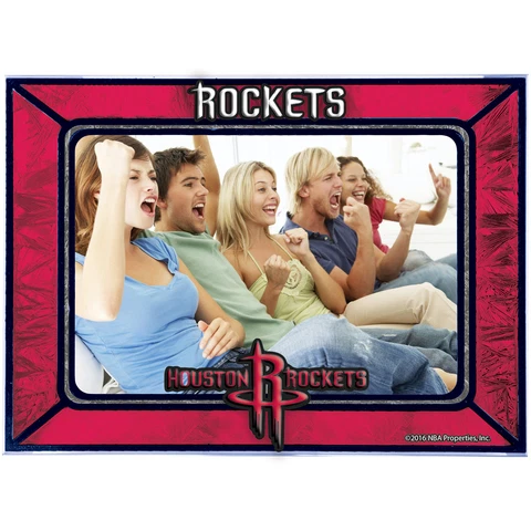 Houston Rockets Horizontal Art Glass Frame Cover