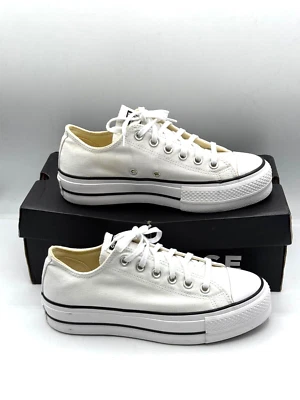 Zapatillas deportivas Converse Chuck Taylor All Star Lift para mujer blancas/negras -US 7 / EU 37,5 Foto 1 de 4