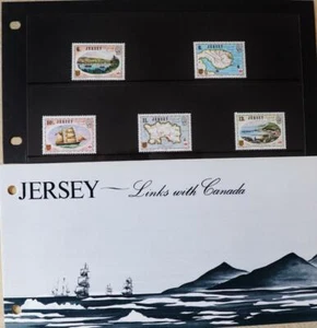 Jersey Stamps "Jersey Links with Canada" MNH Presentation Pack 1978 - Picture 1 of 4