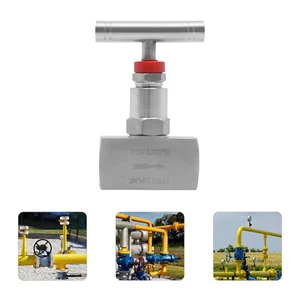 3/4'' Needle Valve 6000 PSI Stainless Steel Straight Needle Valve Hydraulic Flow - Picture 1 of 11