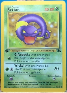 POKEMON - Fósil - Rettan - 46/62 - 1. Edición - alemán - Imagen 1 de 2