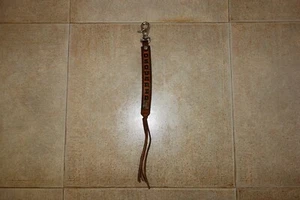 Dsquared² Runway COWBOY RODEO RANCH collana in pelle portachiavi catena SS/06 RARA - Foto 1 di 12